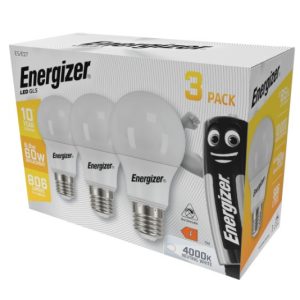 ENERGIZER LED GLOBE E27 8,8W 806lumen (60W) term. fehér NW 4000K 3DB-OS DOBOZ