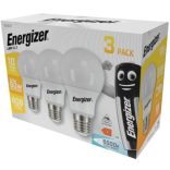 ENERGIZER LED GLOBE E27 8,8W 806lumen (60W) hideg fehér CW 6500K 3DB-OS DOBOZ