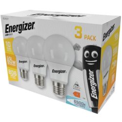 ENERGIZER LED GLOBE E27 8,8W 806lumen (60W) hideg fehér CW 6500K 3DB-OS DOBOZ