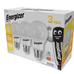   ENERGIZER LED GLOBE E27 11,1W 1050lumen (75W) term. fehér NW 4000K 3DB-OS DOBOZ
