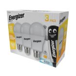 ENERGIZER LED GLOBE E27 13,8W 1521lumen (100W) hideg fehér CW6500K 3DB-OS CSOMAG