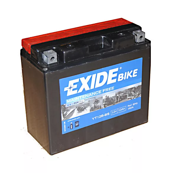 Exide AGM 10Ah 160A Bal+ Motorakkumulátor (ET12B-BS)