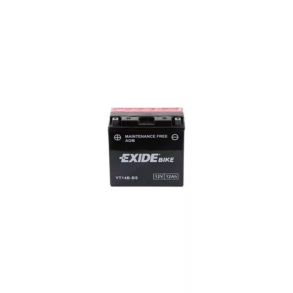Exide AGM 12Ah 190A Bal+ Motorakkumulátor (ET14B-BS)