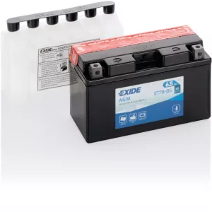 Exide AGM 6.5Ah 85A Bal+ Motorakkumulátor (ET7B-BS)