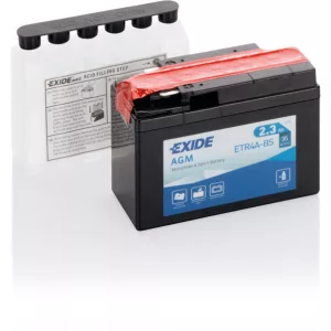 Exide AGM 2.3Ah 35A Jobb+ Motorakkumulátor (ETR4A-BS)