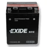 Exide AGM 12Ah 210A Jobb+ Motorakkumulátor (ETX14AHLBS)