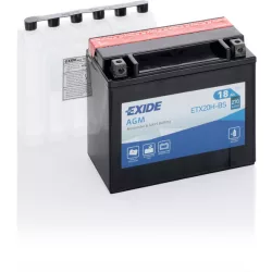 Exide AGM 18Ah 270A Bal+ Motorakkumulátor (ETX20H-BS)