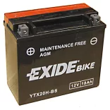 Exide AGM 18Ah 270A Bal+ Motorakkumulátor (ETX20H-BS)