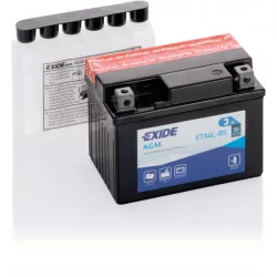 Exide AGM 3Ah 50A Jobb+ Motorakkumulátor (ETX4L-BS)