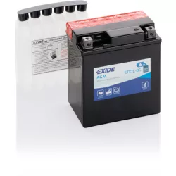 Exide AGM 6Ah 100A Jobb+ Motorakkumulátor (ETX7L-BS)