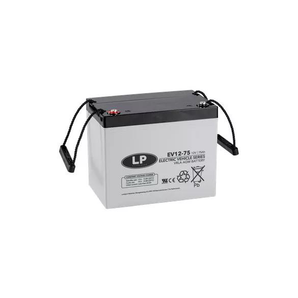 Landport EV 75Ah Bal+ Akkumulátor (EV12-75)