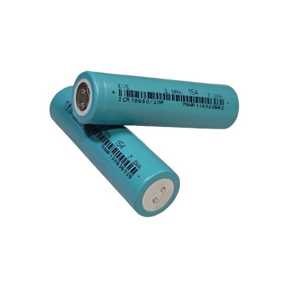 EVE 18650-20P Li-ion ipari akku 3,6V 2000mAh 30A PÖTTYÖS