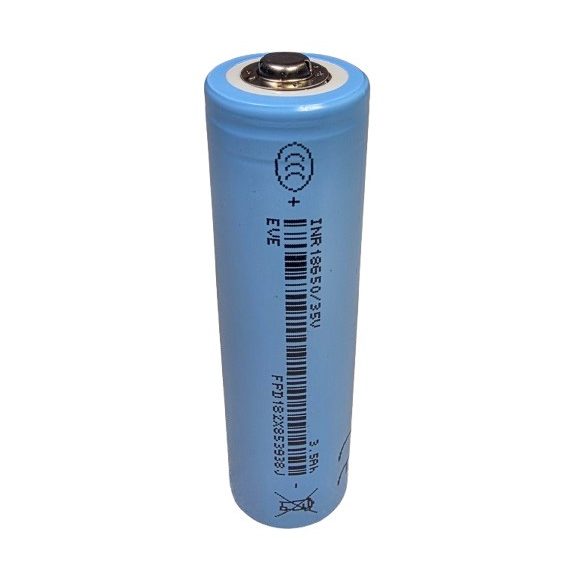 EVE 18650-35V Li-ion ipari akku 3,6V 3500mAh 10A 18650 35V KÚPOS