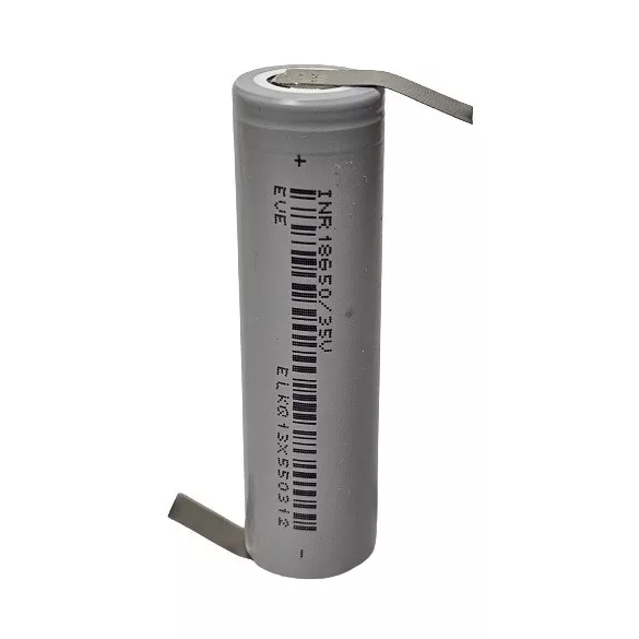 EVE 18650-35V Li-ion ipari akku 3,6V 3500mAh 10A "Z" forrfüllel