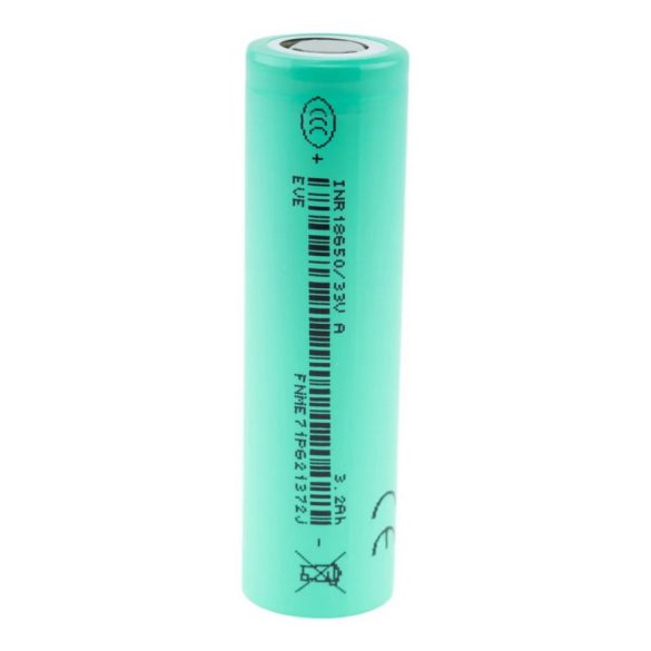 EVE 18650-33VA Li-ion ipari akku 3,6V 3300mAh 10A
