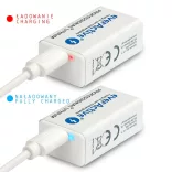 everActive 9V-os Li-ion akku 550mAh/7,4V  USB-C
