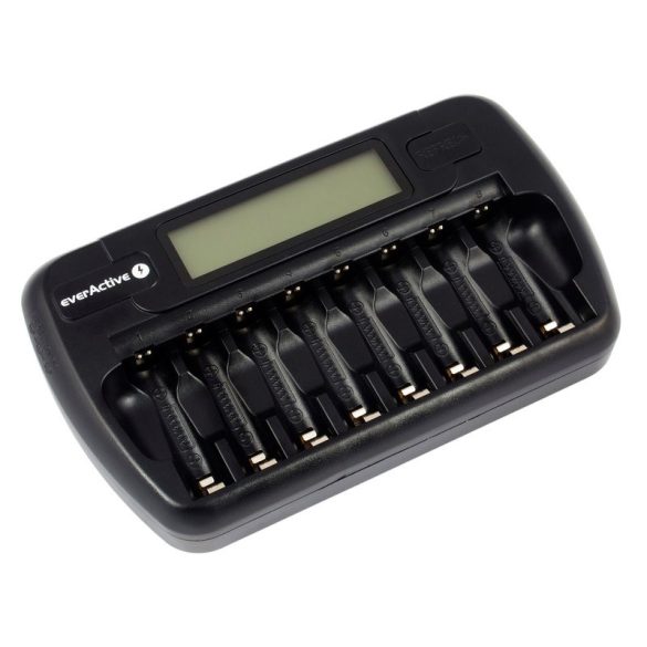 everActive NC-800 professzionális akkutöltő akár 8db AA vagy AAA akkuhoz
