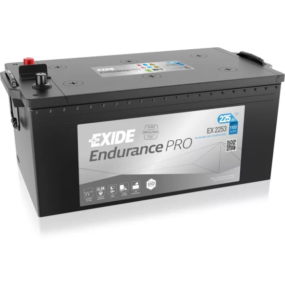 Exide Endurance Pro EFB 225Ah 1100A Bal+ Akkumulátor (EX2253)