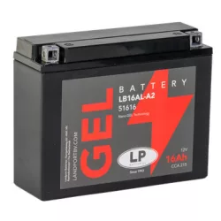 Landport GEL 16Ah 215A Jobb+ Motorakkumulátor (GEL-LB16AL-A2)