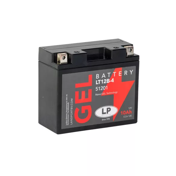 Landport GEL 10Ah 150A Bal+ Motorakkumulátor (GEL-LT12B-4)
