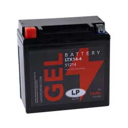 Landport GEL 14Ah 240A Bal+ Motorakkumulátor (GEL-LTX14-4)