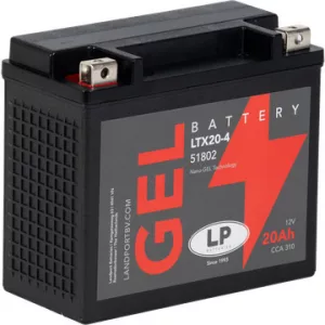 Landport GEL 20Ah 310A Bal+ Motorakkumulátor (GEL-LTX20-4)