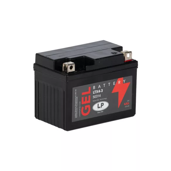 Landport GEL 4Ah 60A Jobb+ Motorakkumulátor (GEL-LTX4-3)