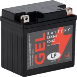 Landport GEL 5Ah 90A Jobb+ Motorakkumulátor (GEL-LTX5-3)