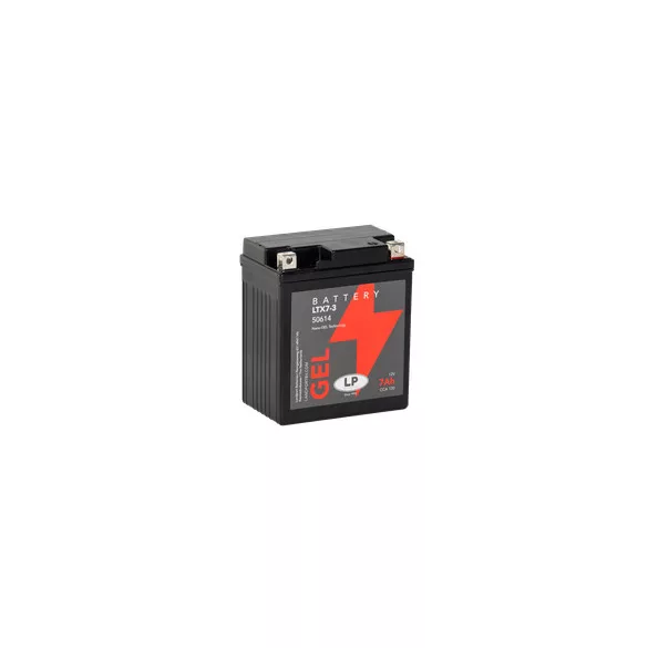 Landport GEL 7Ah 120A Jobb+ Motorakkumulátor (GEL-LTX7-3)
