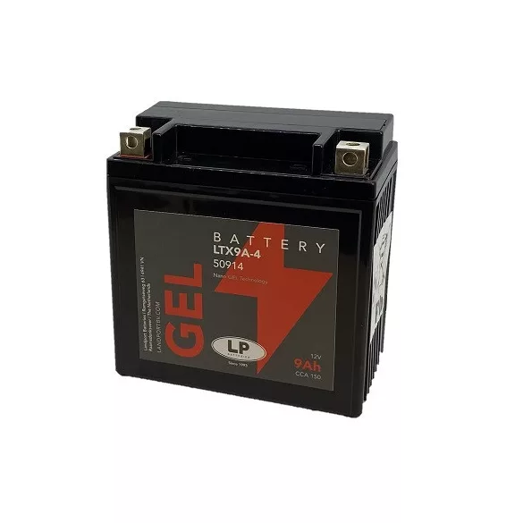 Landport GEL 9Ah 145A Bal+ Motorakkumulátor (GEL-LTX9A-4)