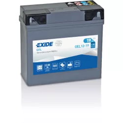 Exide GEL 19Ah 170A Jobb+ Motorakkumulátor (GEL12-19)