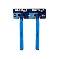 GILLETTE Blue II PLUS férfi eldobható borotva 2 darabos (kartella)