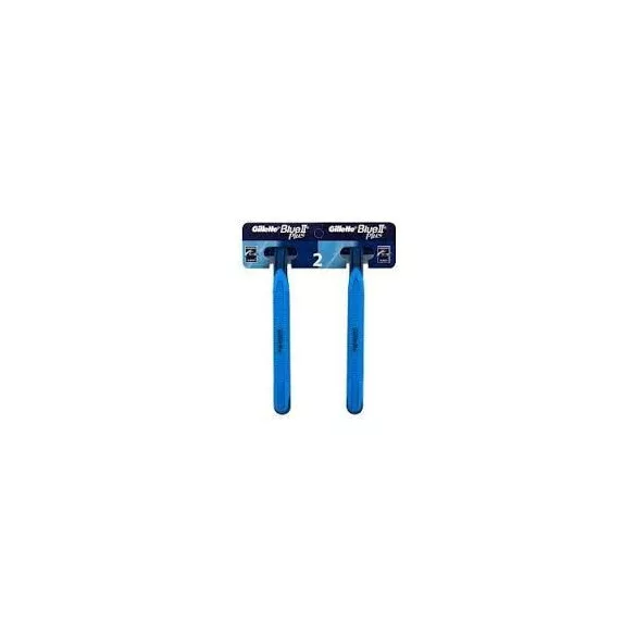 GILLETTE Blue II PLUS férfi eldobható borotva 2 darabos (kartella)