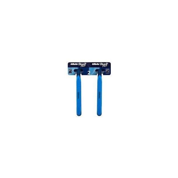 GILLETTE Blue II PLUS férfi eldobható borotva 2 darabos (kartella)