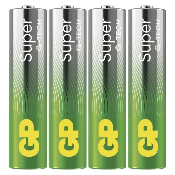 GP Super alkáli G-TECH elem,mikró AAA (LR03) BL/4  B01114