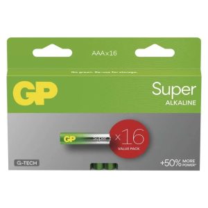 GP G-TECH SUPER ALKÁLI ELEM AAA ( mikró)  16DB/BL  B0112H