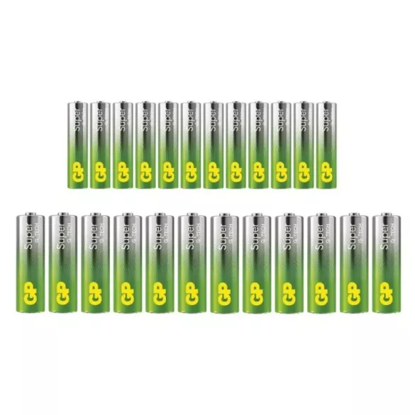 GP G-TECH Super Alkáli elem AA 12db + AAA 12db + LED fényfüzér (2m) B0164MC