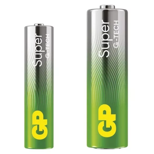 GP G-TECH Super Alkáli elem AA 12db + AAA 12db + LED fényfüzér (2m) B0164MC