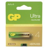 GP Ultra G-TECH alkáli AA ceruza elem LR6,15AU,BL/4 B02214