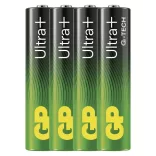 GP G-TECH ULTRA PLUS ALKÁLI ELEM LR03 (AAA)  4db/bliszter B03114