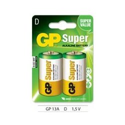 GP Super alkáli elem góliát D (LR20) bliszteres/2 B1341