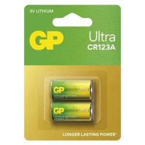 GP Ultra Lítium elem CR123A 2db/bliszter  B15012U