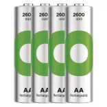 GP ReCyko NiMH Akkumulátor HR6 (AA) 2600mAh 4db B25274