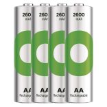 GP ReCyko NiMH Akkumulátor HR6 (AA) 2600mAh 4db B25274