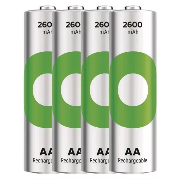 GP ReCyko NiMH Akkumulátor HR6 (AA) 2600mAh 4db B25274