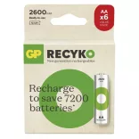 GP ReCyko NiMH akku HR6 (AA) 2600mAh bl/6 B2527V