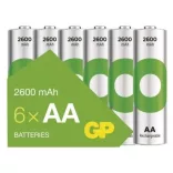 GP ReCyko NiMH akku HR6 (AA) 2600mAh bl/6 B2527V