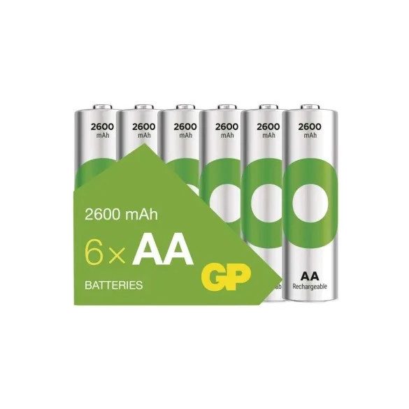 GP ReCyko NiMH Akkumulátor HR6 (AA) 2600mAh B2527V