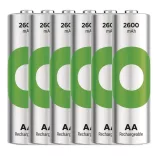 GP ReCyko NiMH akku HR6 (AA) 2600mAh bl/6 B2527V