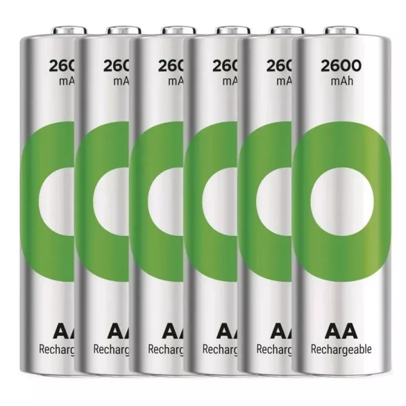 GP ReCyko NiMH akku HR6 (AA) 2600mAh bl/6 B2527V
